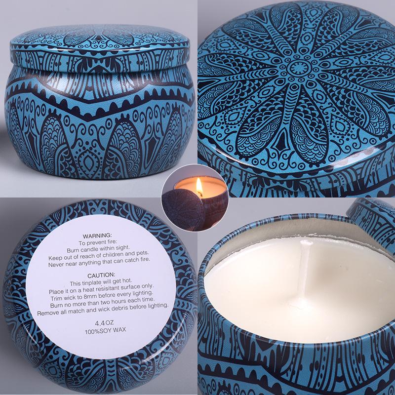 Natural Soybean Wax Candle Plant Essential Oil Aromatherapy Hot Product Without Holiday Souvenirs