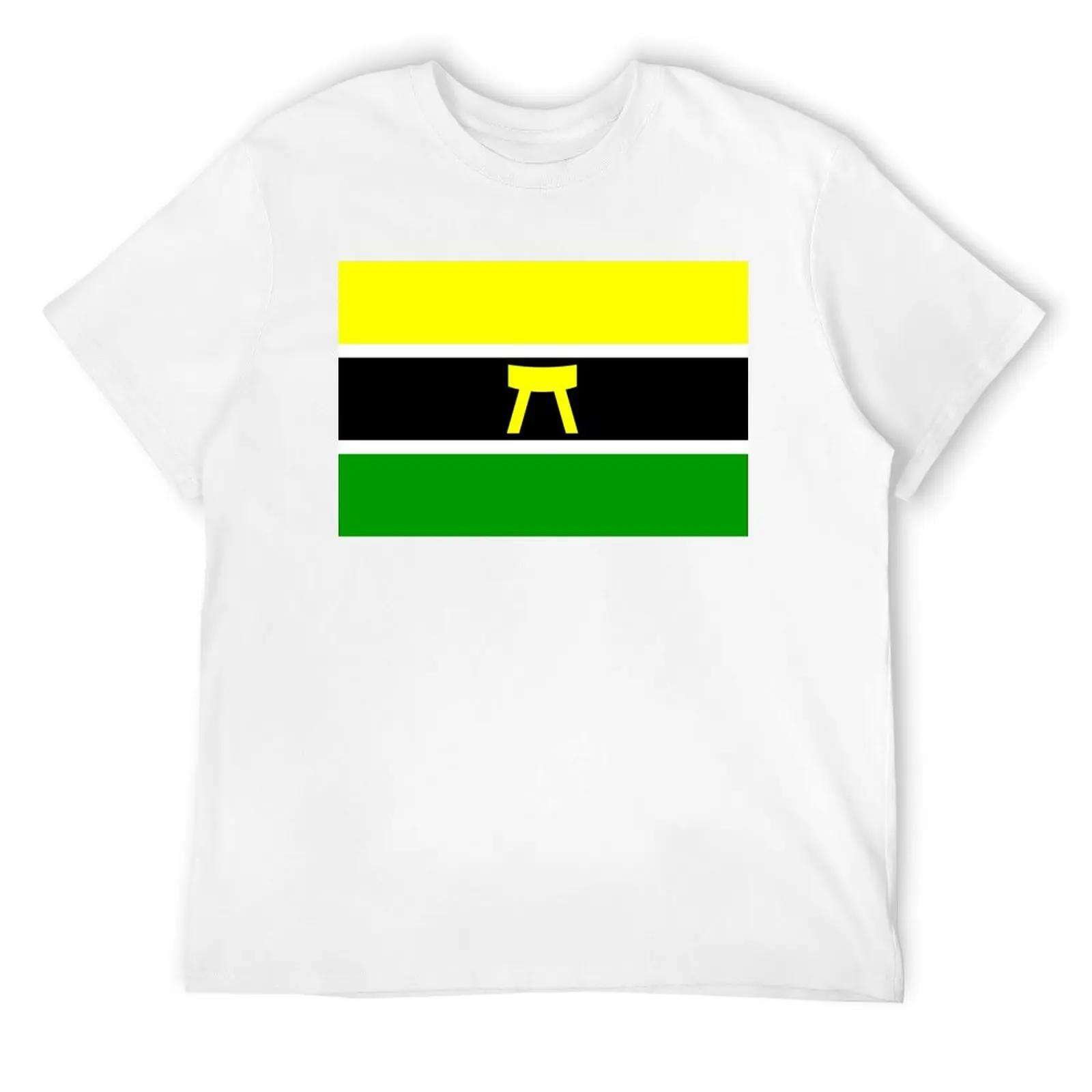 Футболка с флагом Ashanti Футболки с графическим принтом Одежда больших размеров Большие размеры Индивидуальный дизайн Мужские футболки Fruit Of The Loom S белый 1436₽