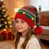 Warm Xmas Baby Beanie Knit Hat Crochet Christmas Tree Santa Hat  Adults Children