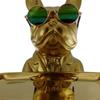 Desk Polyresin Dog Sculpture Entrance Key Storage Holder for Bedside Tables Snack Cute