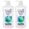 Clear Ice Cool Menthol Shampoo 650ml 2 Pcs