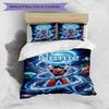 3pcs Duvet Cover Set (1*Duvet Cover + 2*Pillowcase, Without Core), Custom Name DRAGON BALL Pattern Bedding Set, Home Bedroom Decor Gift