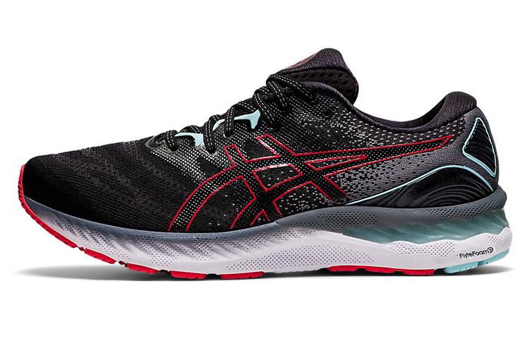 ASICS Gel Nimbus 23 2E Широкие  Черный Электрический Красный  1011B006-007 39