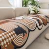 Summer New Special-shaped Irregular Sofa Cushion Cool Feeling Ice Silk Cover Cloth Straight Row Fixed Non-slip Mat Cover