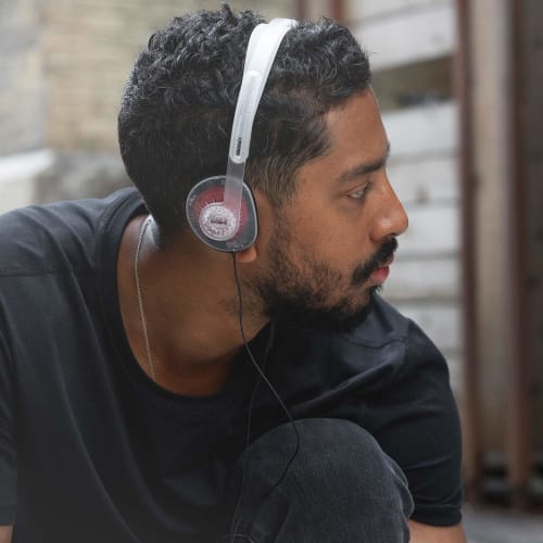 Koss KPH30iCL On-Ear Headphones with In-Line Mic and Touch Remote, D-Profile Design, Wired with 3.5mm Plug (Clear)