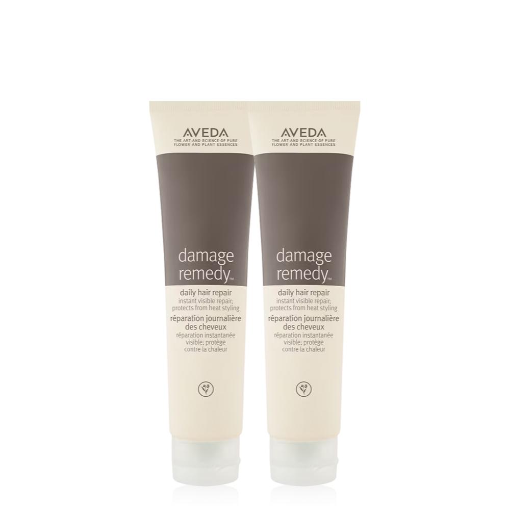 Aveda Damage Remedy Hair Daily Hair Repair Leave-In Treatment (Essence) 100ml Duo Set - Damaged Hair Care, Korean 1 Set