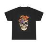 Mushroom Trippy Skull Graphic T Shirt Retro ART Unisex Heavy Cotton Tee Unisex T-Shirt