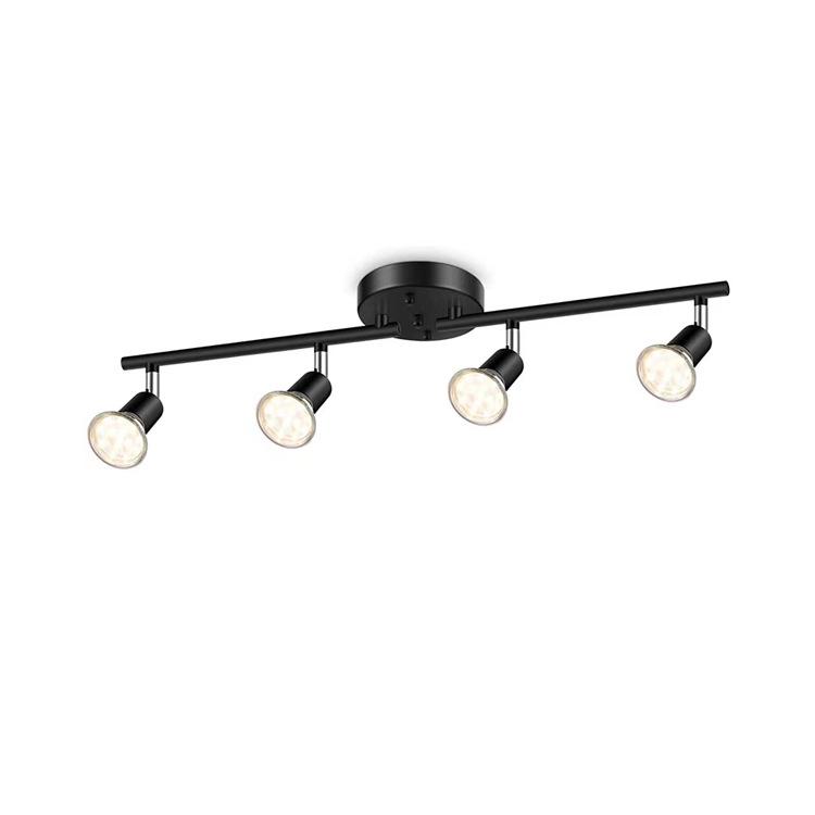Adjustable 4-Head LED Ceiling Spotlight for Exhibition Halls