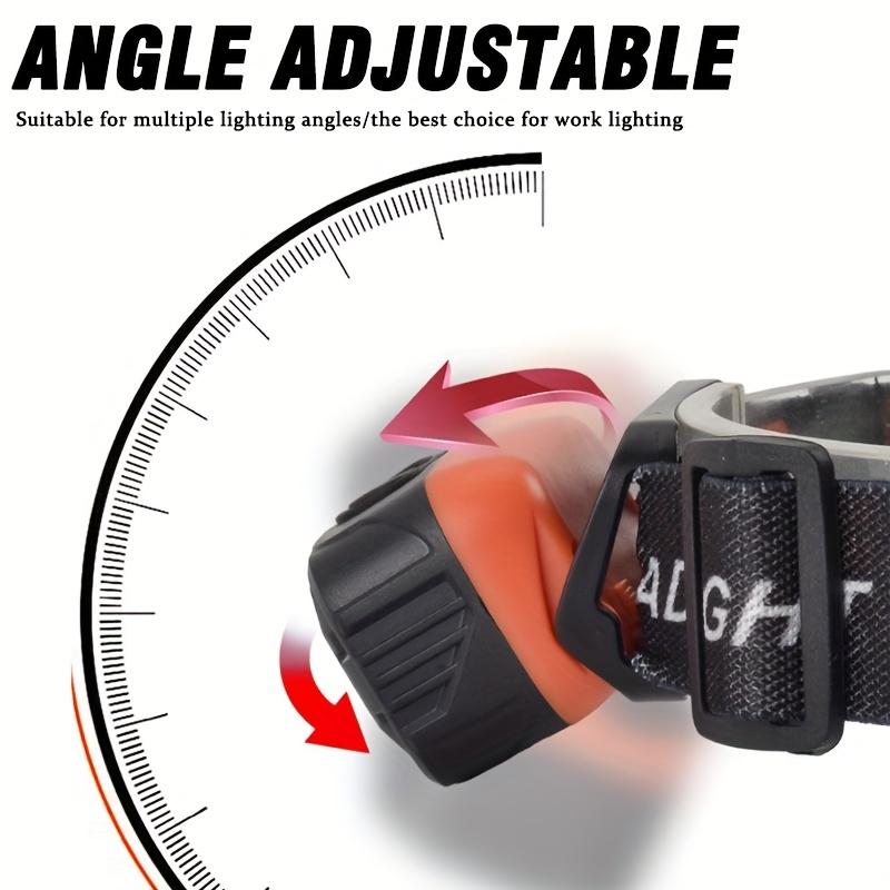 Motion Sensor LED Headlight, Rechargeable,6 Modes Portable Headlight,adjustable Lamp Head,running,camping, Barbecue,fishing,emergency Lighting