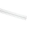 10 Pcs Loose Leaf Binding Spine 30 Hole Cuttable Wear Resistant PP Plastic 10mm Binding Comb for Student