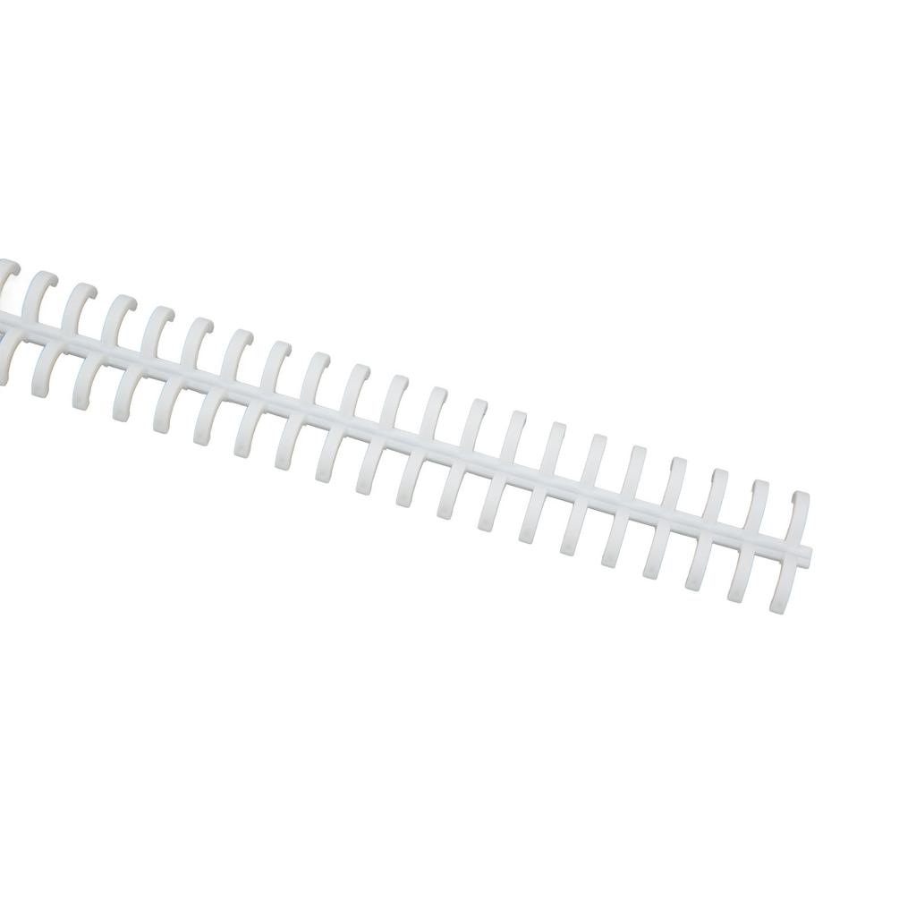10 Pcs Loose Leaf Binding Spine 30 Hole Cuttable Wear Resistant PP Plastic 10mm Binding Comb for Student
