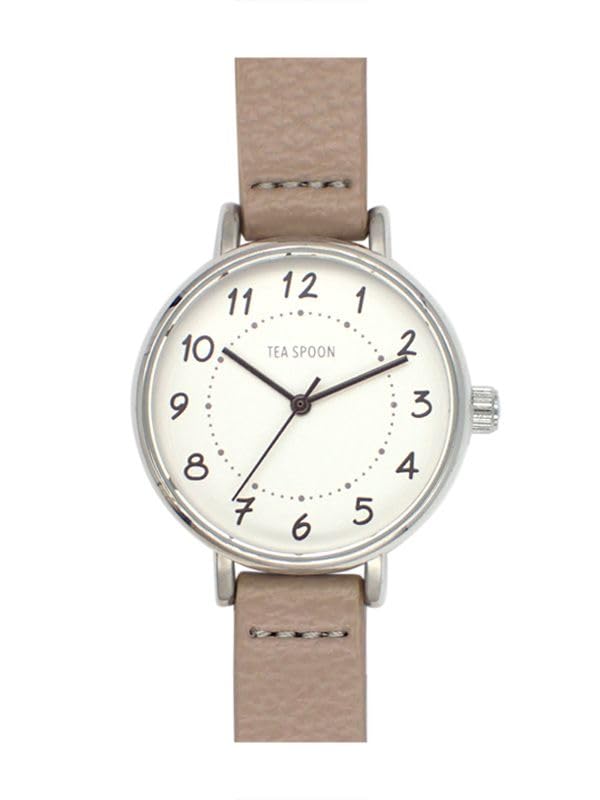 

[Follow] Watch TEA SPOON Handwritten Index Watch N04222A-1 MOC Ladies Brown