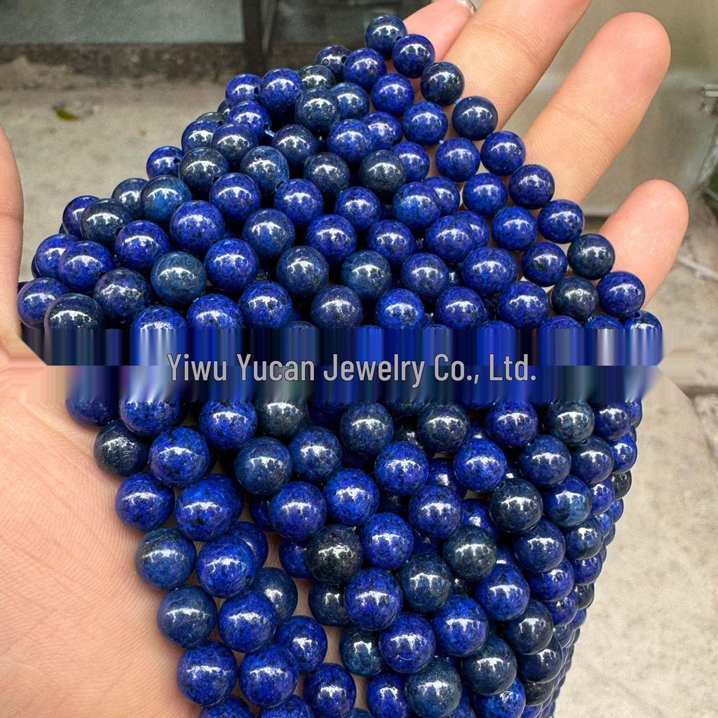 Optimized 6A Lapis Lazuli Round Beads in Multiple Sizes for DIY Accessories