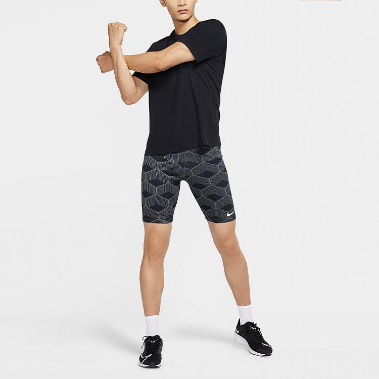Nike Team Kenya Aeroswift Logo Kompressionsshorts Herren Shorts Schwarz CV0374-068