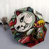 1pc Automatic Opening Closing Umbrella with 3-Fold Design, 8-Bone Iron Frame Outdoor for Fans, Travelers, Daily Use, Festive Gift.C082