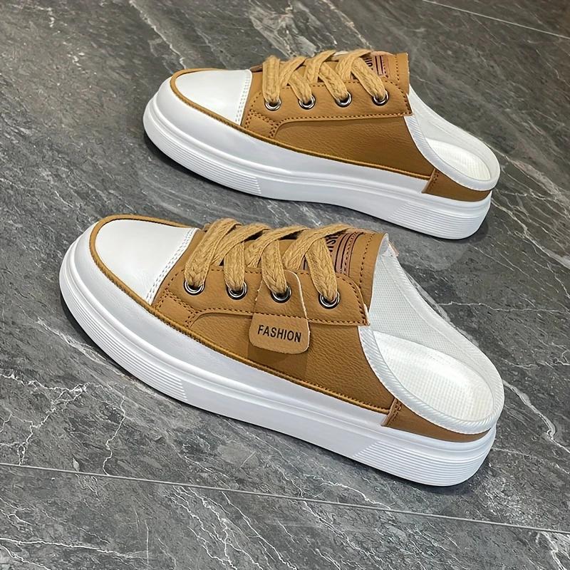Summer Half Top Shoes Sandals Breathable and Comfortable Women's Shoes Student Shoes Fashion Cool Slippers