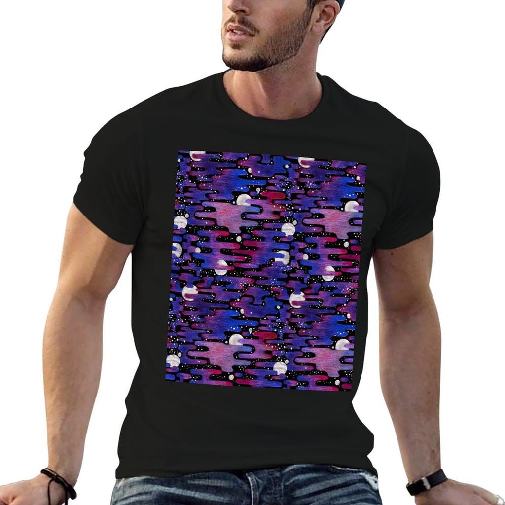 Sunsets On Other Planets TShirt Holiday Casual Short Sleeve Top