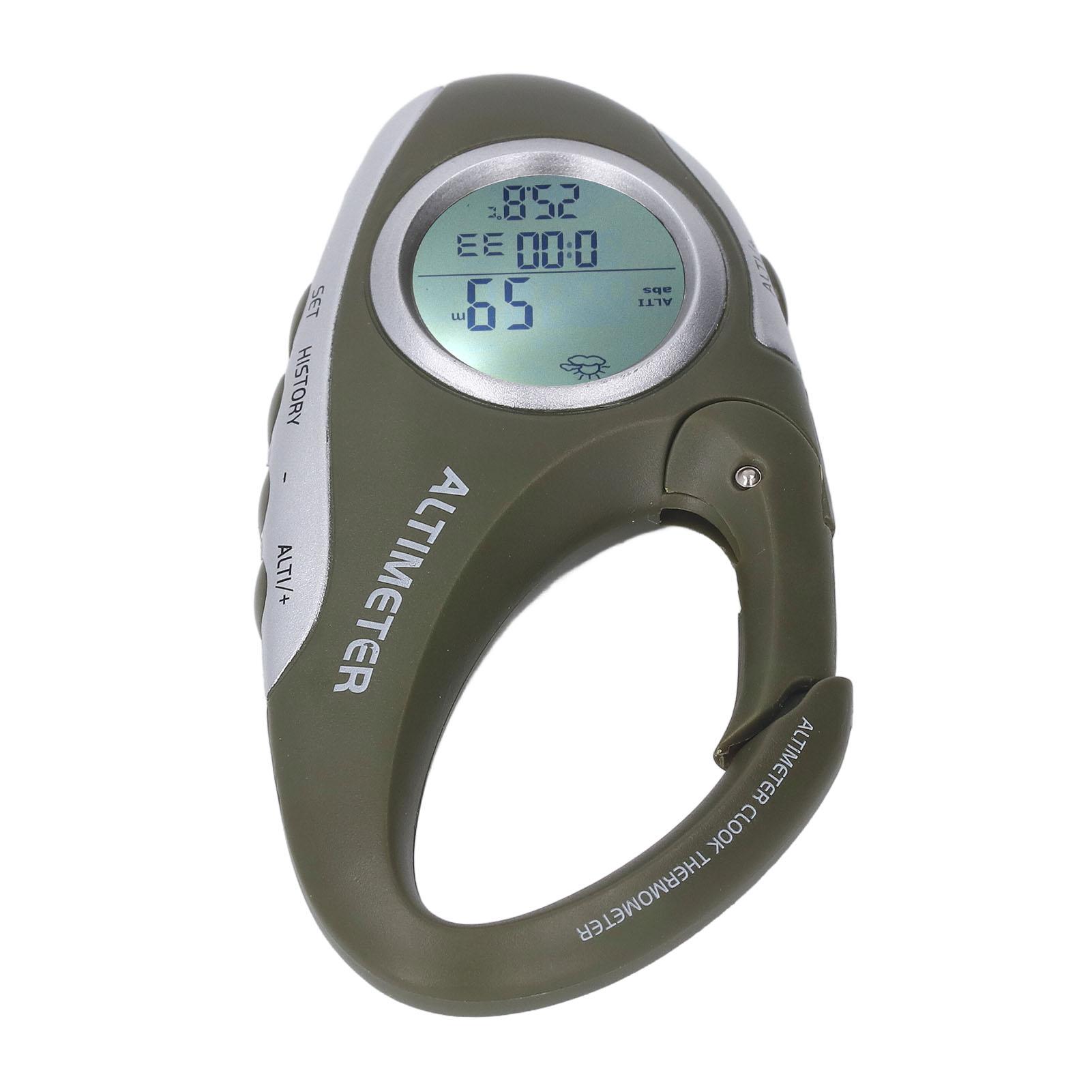 Digital Altimeter Barometer Multifunctional ABS Housing Backlight Altitude Barometer for Outdoor Sports ABS