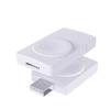 Pocket Size Smart Watch Magnetic Wireless Charger Portable USB Plug Play TF Card Reader Watch Wireless Charger for iWatch
