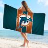 M-Miami D-Dolphins Towel Microfiber Beach Towel Absorbent Quick Dry Soft Yoga Swimming Resort Mountain Climbing Towel