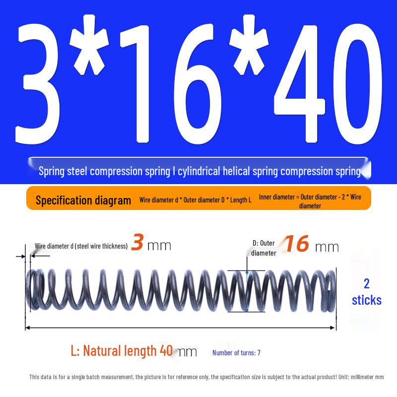 Compression Spring Y-Type Shock Absorbing Coil 3*16/17/18/19/20