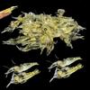 New Soft Silicone Shrimp Lure with Hooks - Saltwater Freshwater Fishing Baits Set 10-50PCS Artificial Bait for Bass Trout Salmon