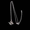 Versatile Stainless Steel English Letter Pendant Necklace - Fashionable Clavicle Chain for Festivals and Gifts