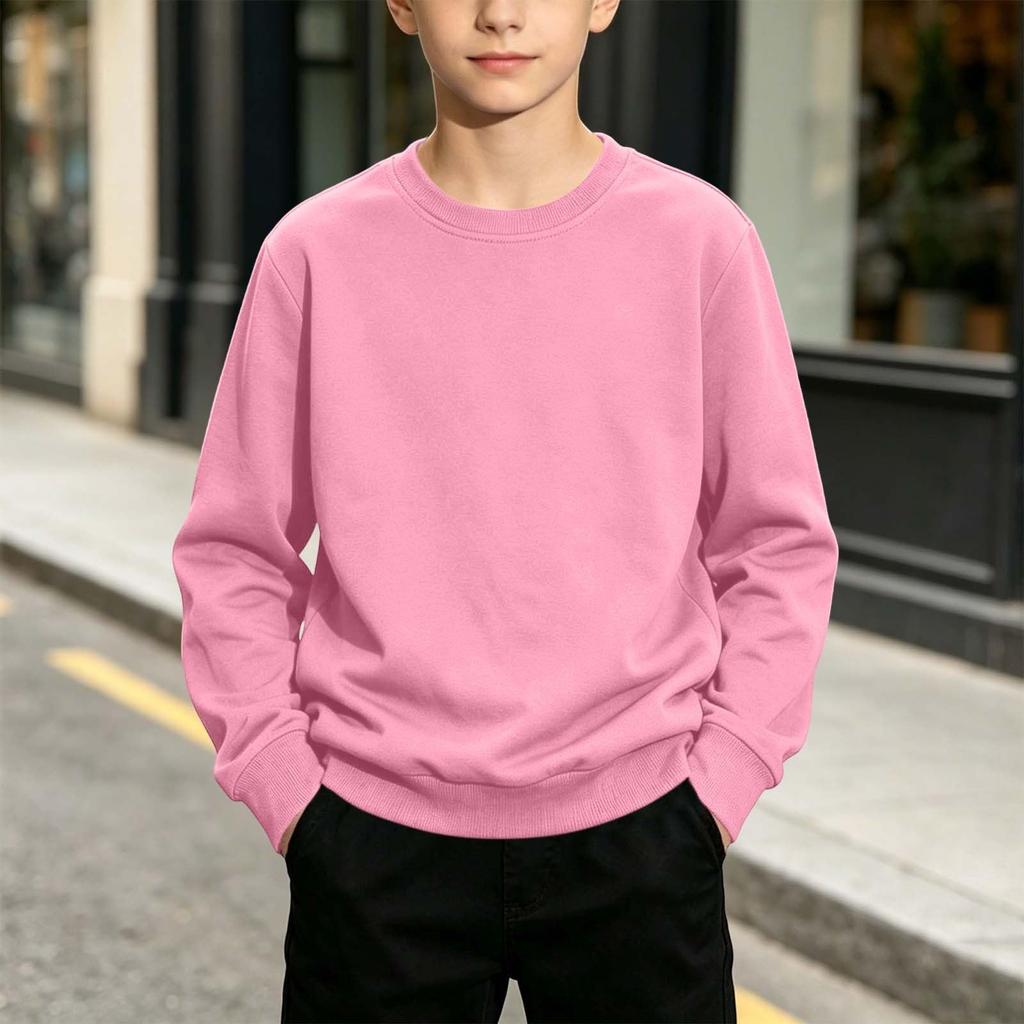 Lässiges Langarm-T-Shirt für Jungen und Mädchen für den Alltag