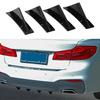 Universal Modified Shark Fin Rear Spoiler Bumper Triangle Chassis Curved Rear Lip Spoiler 1PCS/4PCS
