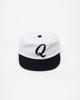 Old Ike Olnyu Q Logo Pillbox Cap Black & White