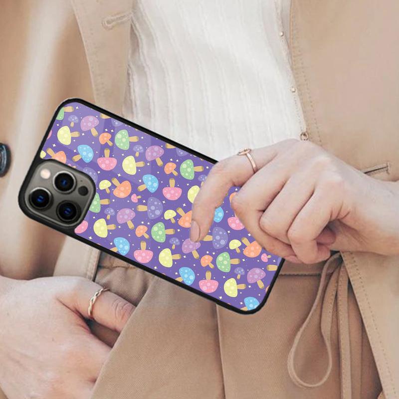 Mushroom Pattern Magnetic Phone Case For APPLE iPhone 17 Air 16 14 13 12 Pro Max 15 Plus Wireless Charge With MagSafe Cover