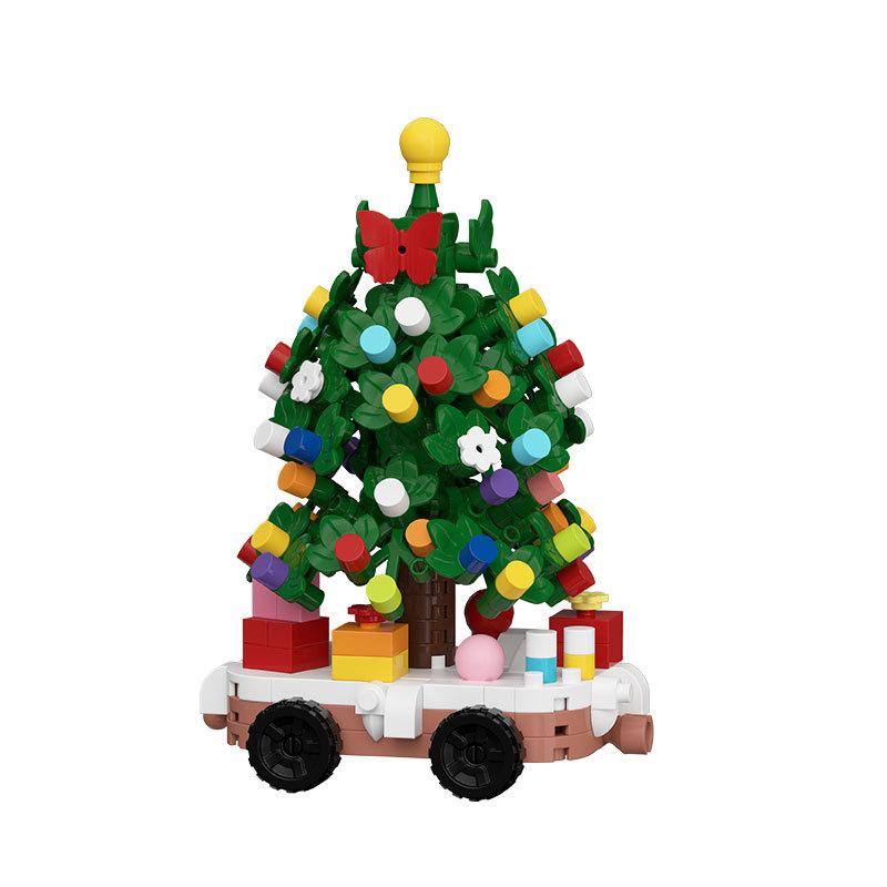 Christmas Train Micro Building Blocks Toys For Children Birthday Xmas Gifts Christmas Diamond Blocks Kids Toys Diy