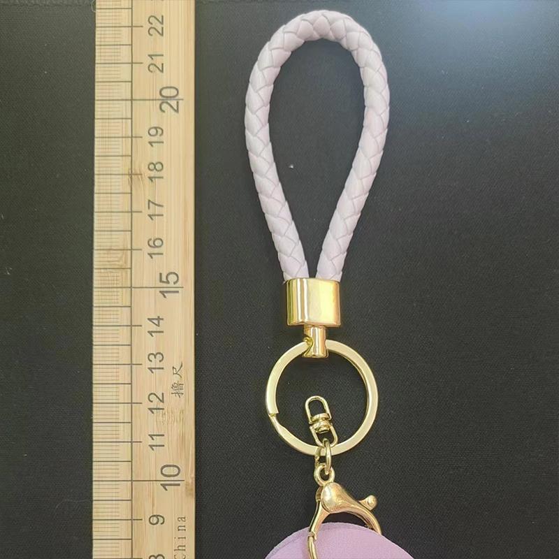 Cute Cartoon Mini Bag Pendant Candy-Colored Small Coin Purse Woven Bracelet Key Bag Creative Pendant Gift Backpack Keychain