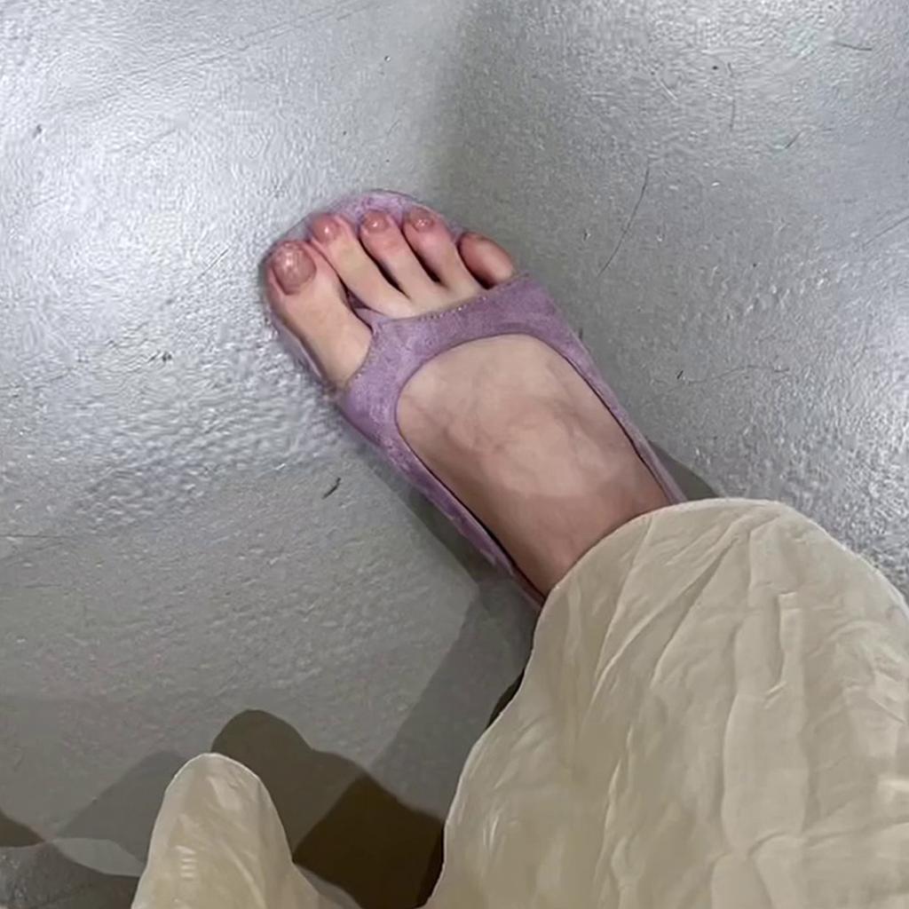 Inner heightening toe sandals one pedal versatile cool slippers women wear flip-flops