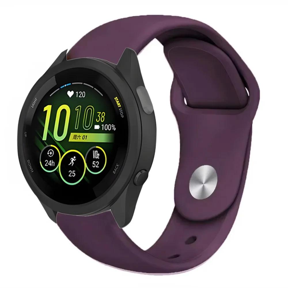 Cinturino in Silicone da 18mm 20mm 22mm Per Garmin Forerunner 55 165 645 965 255/265 245 Music Sportivo Braccialetto Garmin Forerunner 265S Cinturino