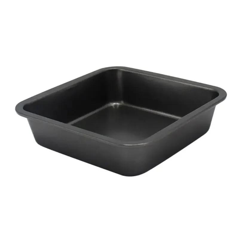 9inch  Non Stick Square Cake Pan Cheese Cookie Bread Pizza Baking Tray Bakeware Tool  Rectangle Cake Pans