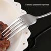 High-End European Stainless Steel Cutlery Set: Steak Knife, Fork, Spoon, Coffee Spoon, Dessert Spoon