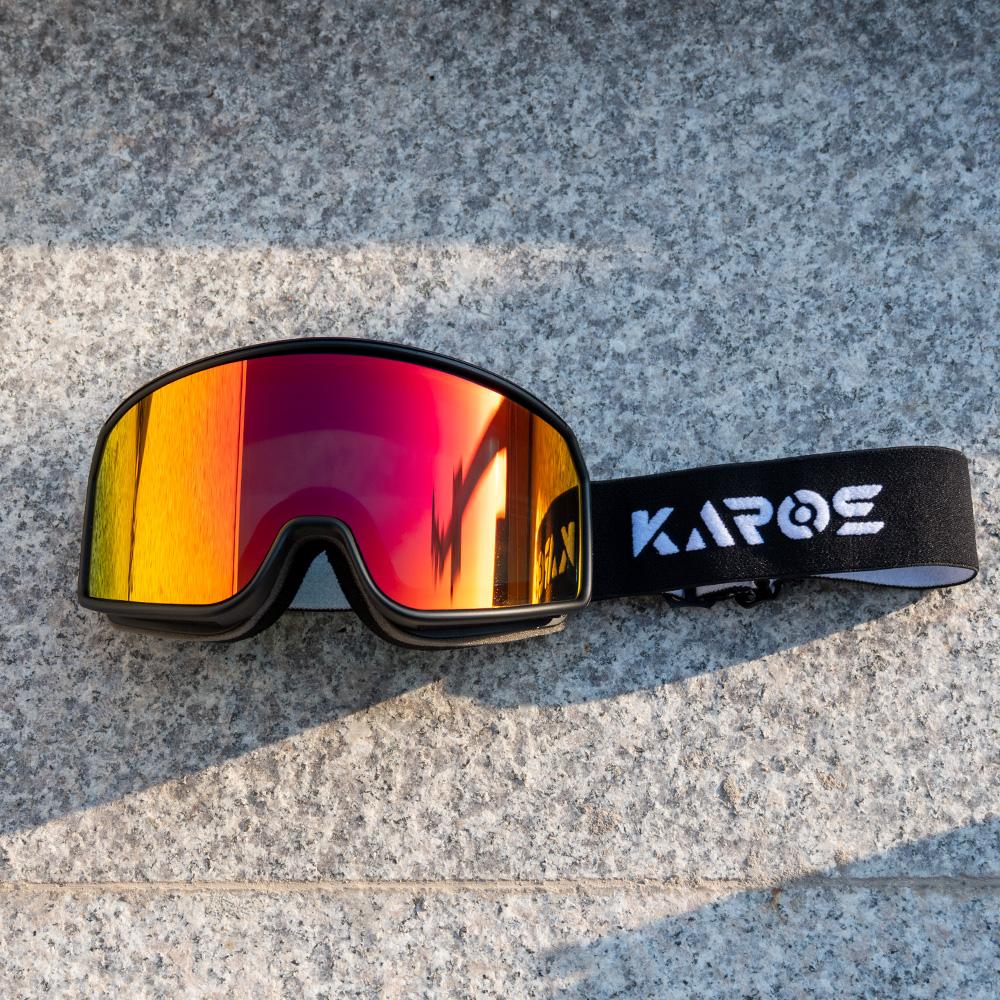 KAROS Ski Goggles Double Layers Anti-fog Big Skiing Mask Snowboard Eyewear Outdoor Men Women UV400 Winter Glasses Snow Goggles