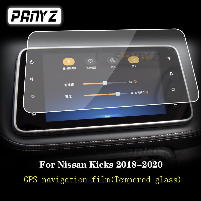 Für Nissan Kicks 2017-2023 Auto GPS Navigationsfolie LCD-Bildschirm Gehärtetes Glas Schutzfolie Kratzfeste Folie Zubehör