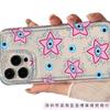 Star blue eye applies to 16promax Apple 15plus airbag 14 transparent 1312 mobile phone case 11 personality