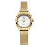 Stainless Steel Mesh Strap Watch Fashion Cloth Disc Quartz Watch Niche High-End Women'S Watch
