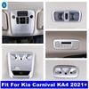 For Kia Carnival KA4  -  2024 Matte Reading Lights / Second Read Light / Rear Air Vent Panel Cover Trim Interior Accessories