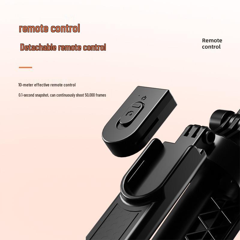 Handheld Multifunctional Phone Tripod with Bluetooth and Fill Light for Live Streaming and Photography