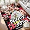Custom Name Personalized Bayer 04 Leverkusen Print Carpet, Versatile Home Decor Rug, for Playroom, Apartment, Balcony, Entryway, Hallway Gift