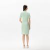 Tommy Hilfiger Classic Casual Old Money Style Slim Fit Polo Dress Women Dresses Light-Green WW0WW43228