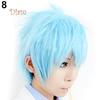 Tenfyer Men's Fashion Short Wig Cosplay Party Costume Straight Wigs Full Wig Gift