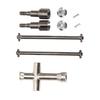 RC Car Rear Drive Shaft Replacement Steel Rear Axle Shaft for SCY 16101 16102 16103 16201 116 RC