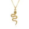 Snake Charm Necklace Enhancing Styles Trendy Women Accessories Fashion Statement Necklace for Parties and Gatherings