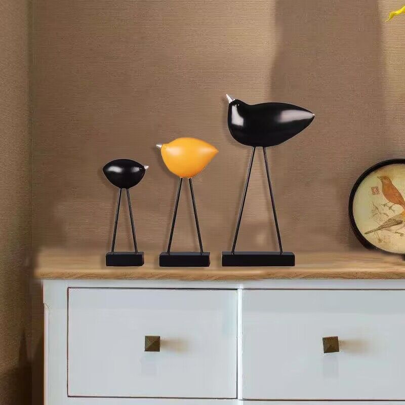 

Европейские милые смоляные фигурки птиц Предметы для дома и комнаты Настольная статуэтка Украшение Кафе Стол Миниатюры Аксессуары Подарки на день святого Валентина