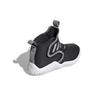 Adidas Rapidazen C Rapidazen Mid C Fabric Comfortable Abrasion Resistant Mid top Kids' Running Shoes Black FZ5043